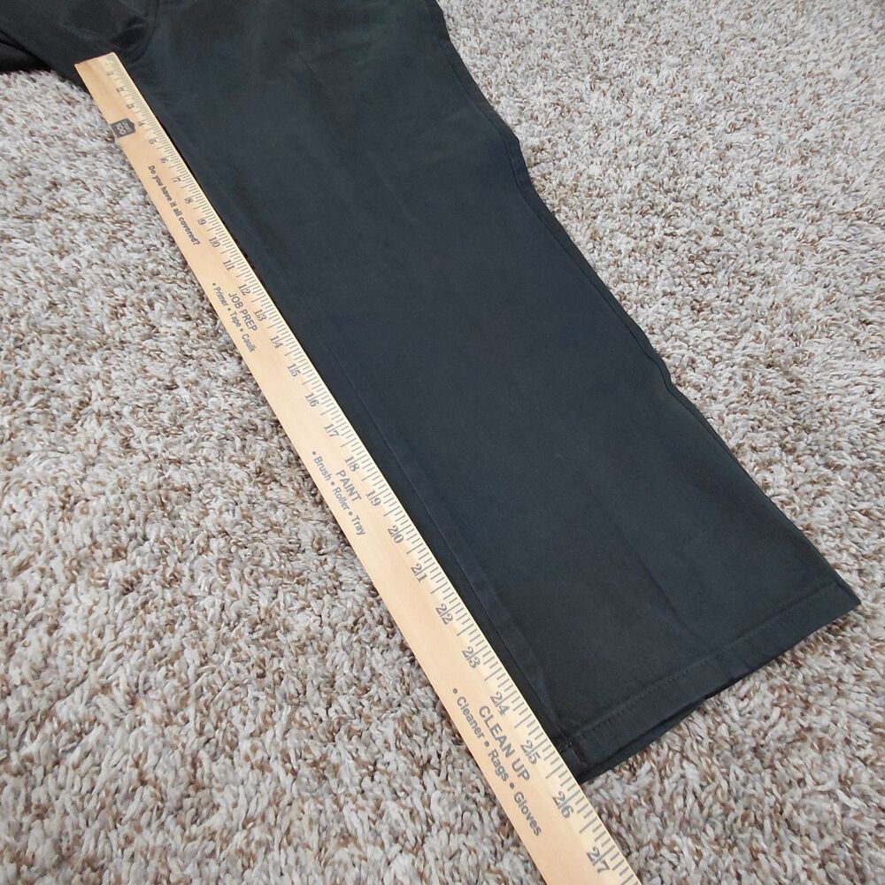 Peter Millar Ultimate Sateen Pants Mens 38x26 Faded Black 5 Pocket Golf Chino - Picture 7 of 8